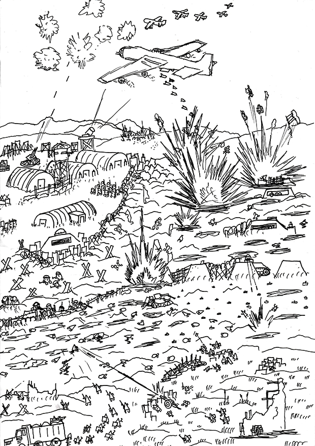 un dessin de François Monthoux