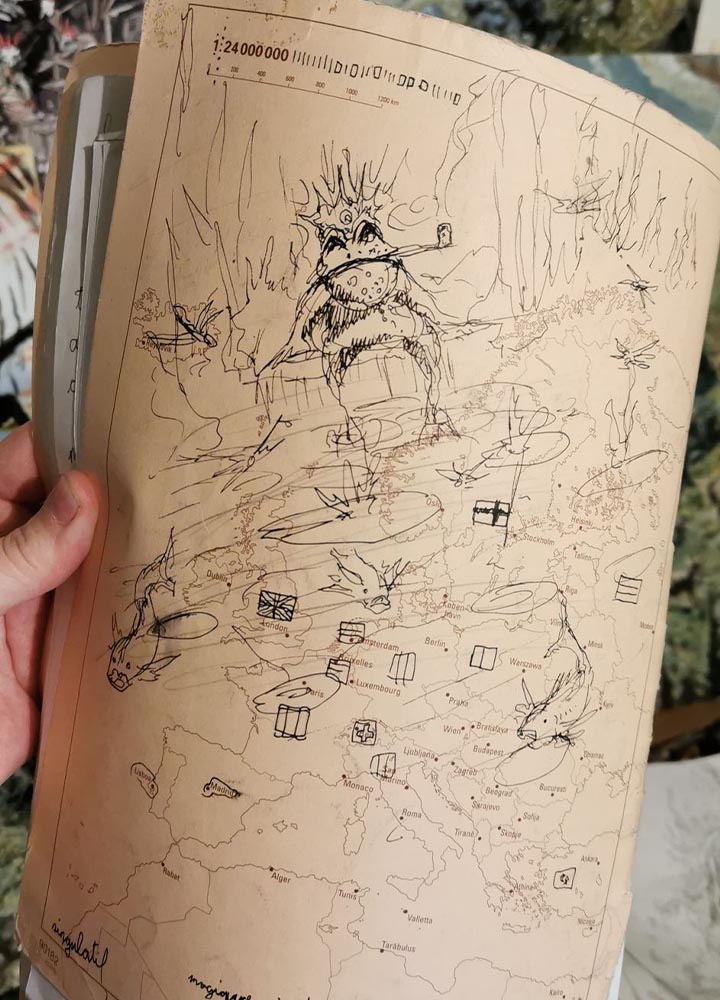 un dessin de rêve de François Monthoux