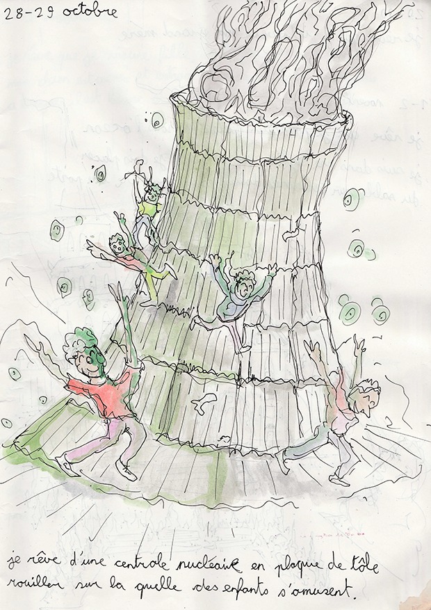 un dessin de rêve de François Monthoux