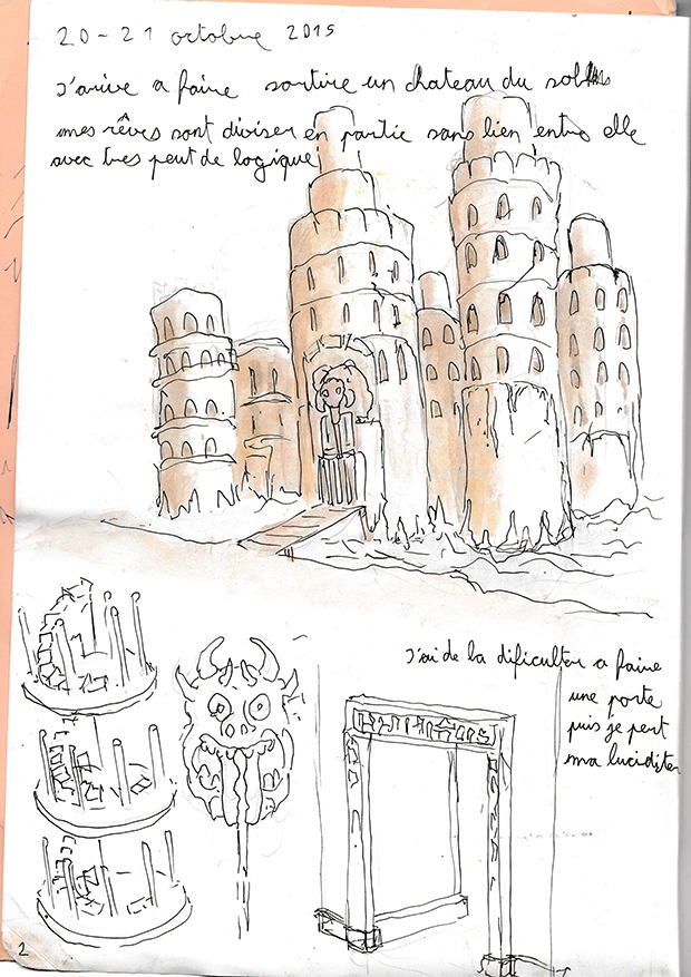 un dessin de rêve de François Monthoux
