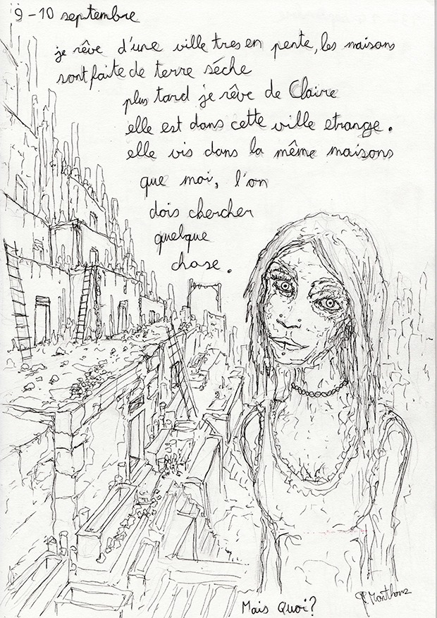 un dessin de rêve de François Monthoux