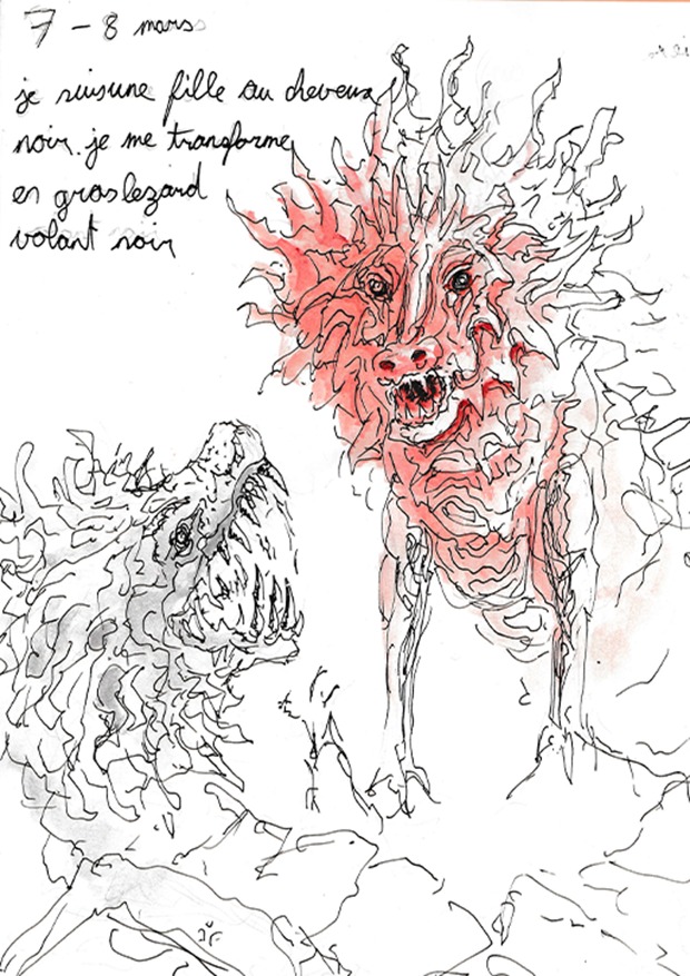 un dessin de rêve de François Monthoux