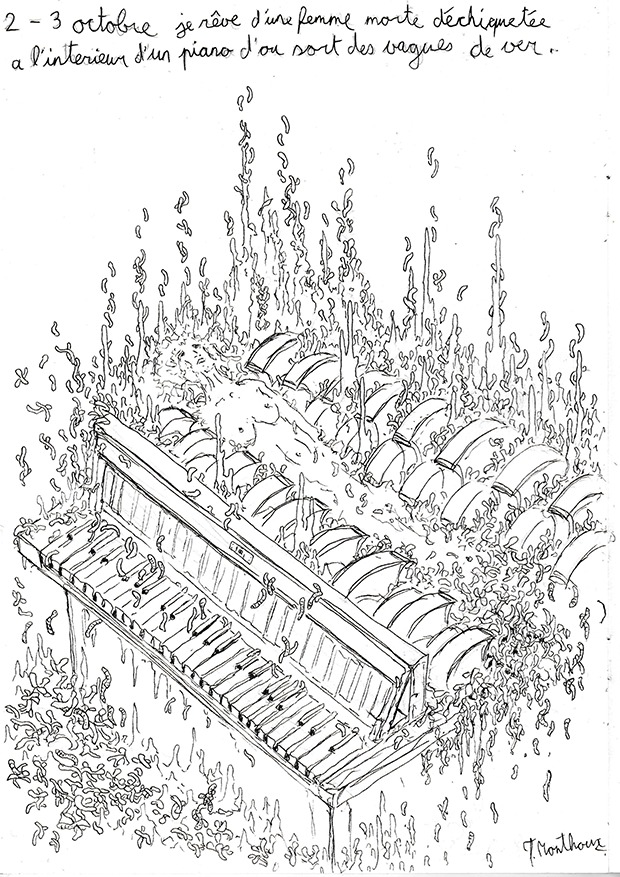 un dessin de rêve de François Monthoux