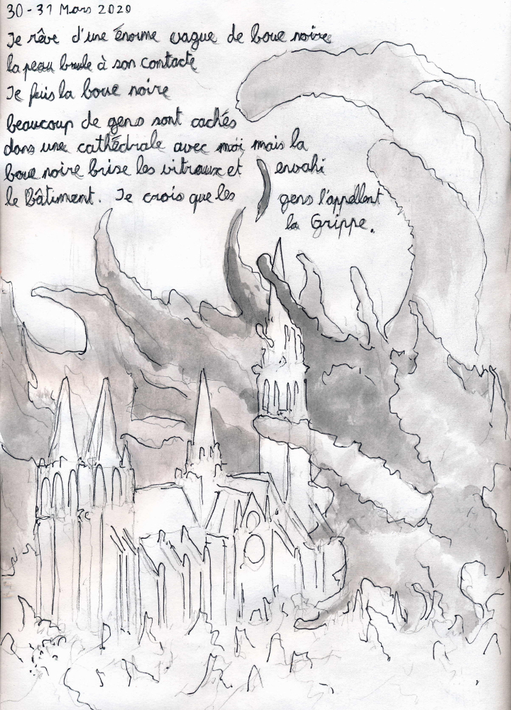 un dessin de rêve de François Monthoux