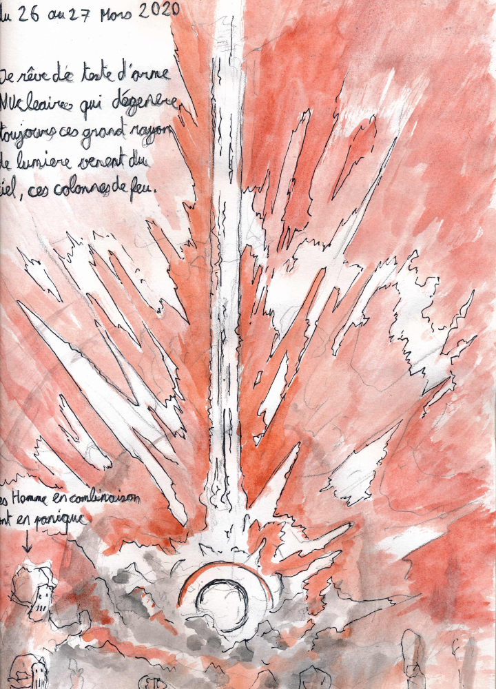 un dessin de rêve de François Monthoux