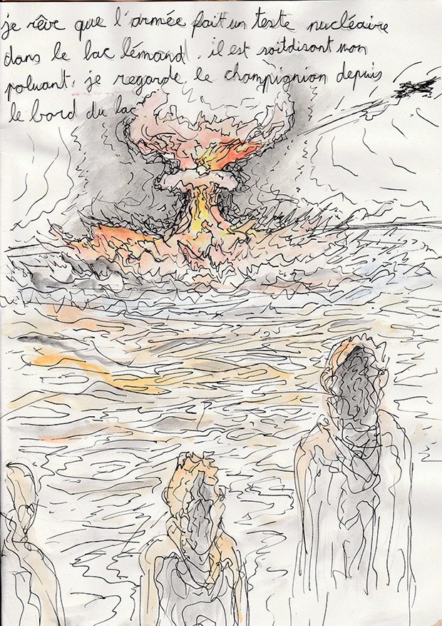 un dessin de rêve de François Monthoux