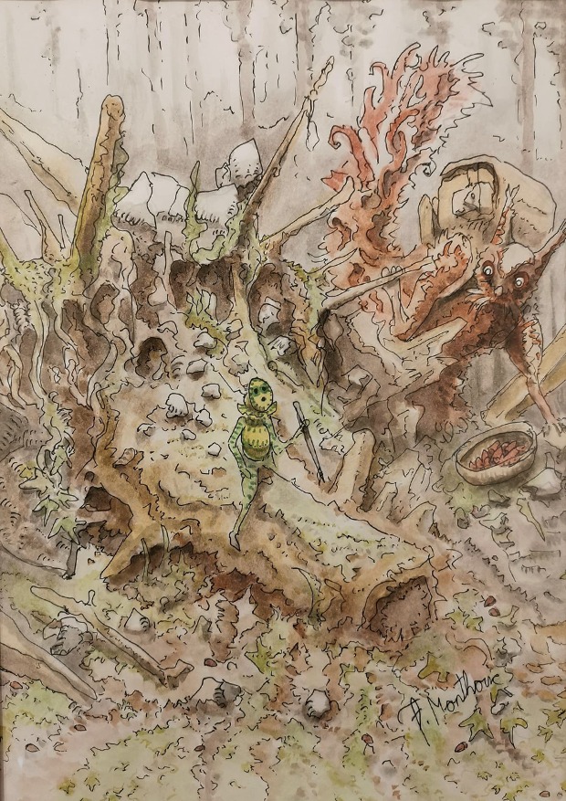 un dessin de François Monthoux