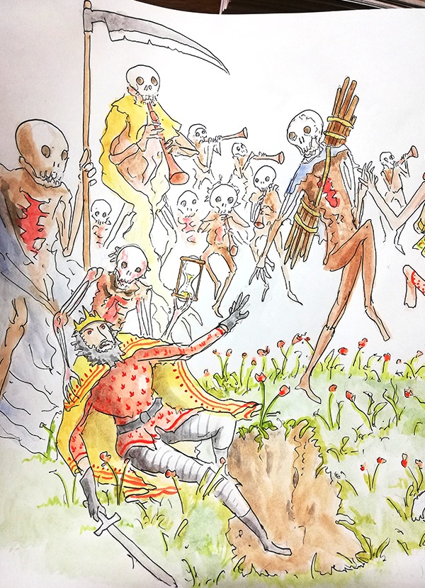 un dessin de François Monthoux