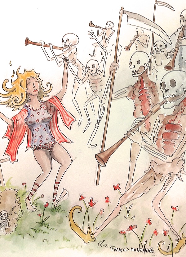 un dessin de François Monthoux