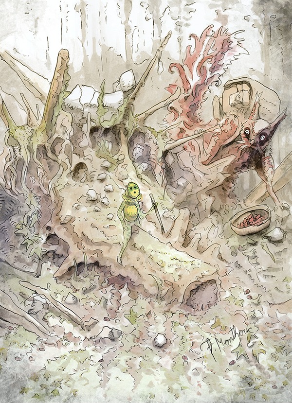 un dessin de François Monthoux