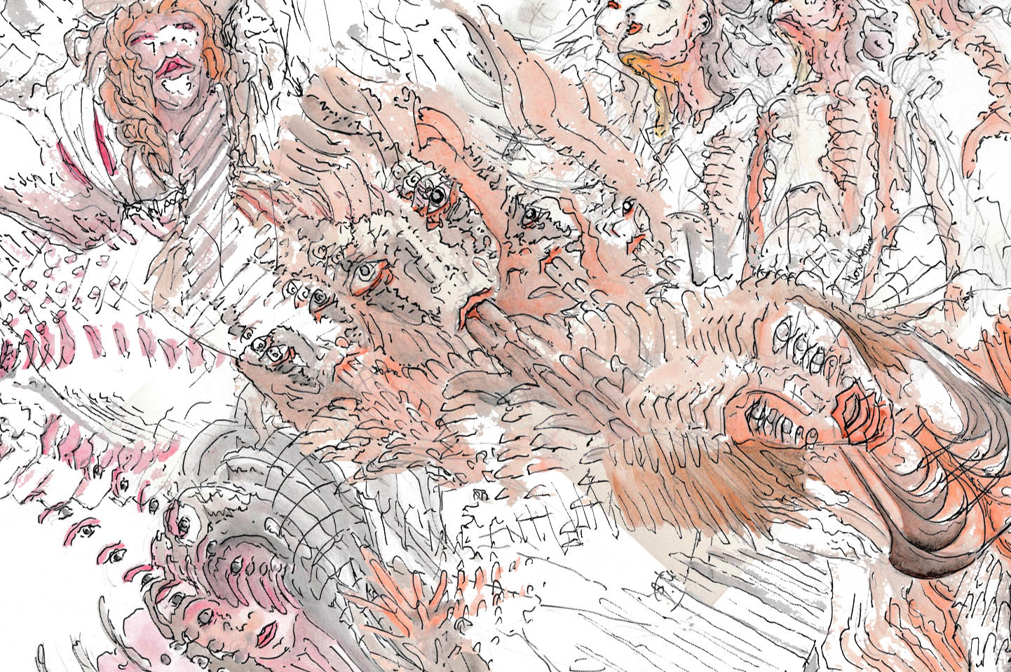 aller voir les Dessins de bug de francois monthoux artiste suisse