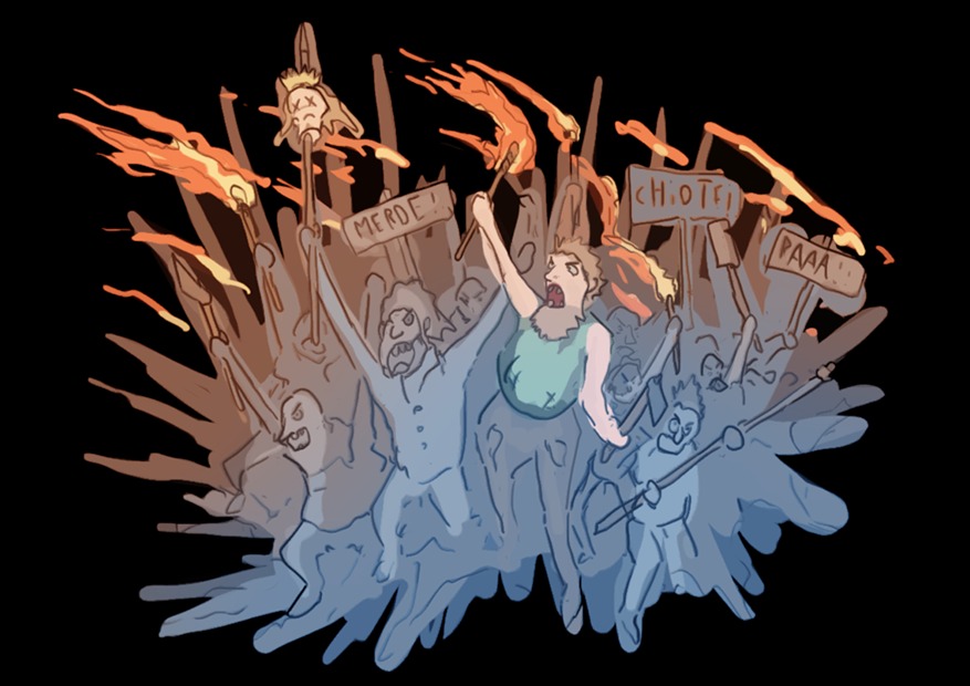un dessin de François Monthoux